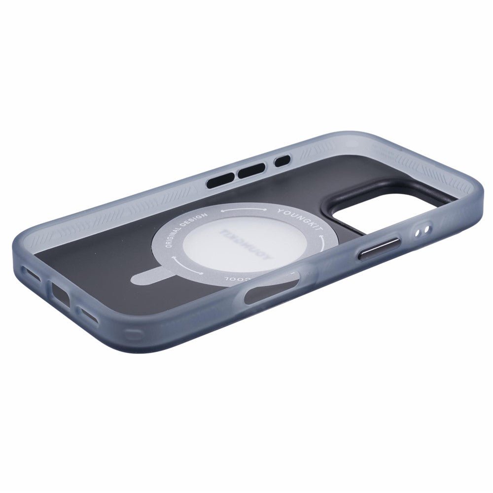 YOUNGKIT Technology Series for iPhone 16 Pro Max Case Magnetic Kickstand IMD PC+TPU Phone Cover by The Case Factory