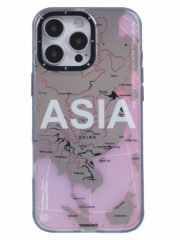 YOUNGKIT Global Series for iPhone 16 Pro Magnetic Case IMD Map Design PC+TPU Phone Cover by The Case Factory