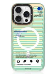 YOUNGKIT Gradient Series for iPhone 16 Pro Case Compatible with MagSafe IMD TPU Back Cover Blue by The Case Factory