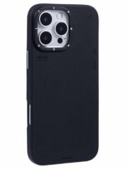 YOUNGKIT For iPhone 16 Pro Case Compatible with MagSafe PU Leather + PC Phone Cover Black by The Case Factory