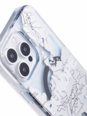 YOUNGKIT For iPhone 16 Pro Case Compatible with MagSafe IMD Map Pattern Quicksand PC+TPU Phone Cover by The Case Factory