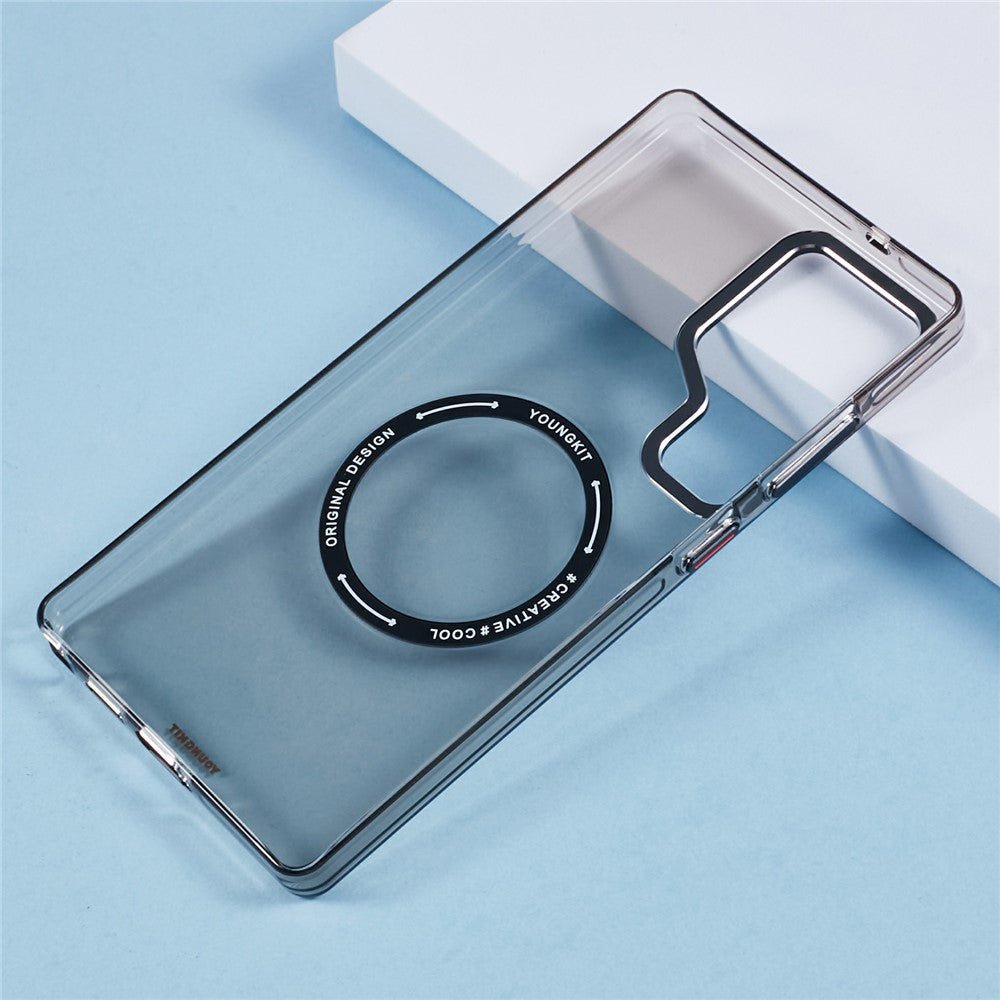 YOUNGKIT For Samsung Galaxy S25 Ultra Magnetic Case Clear PC Phone Cover by The Case Factory