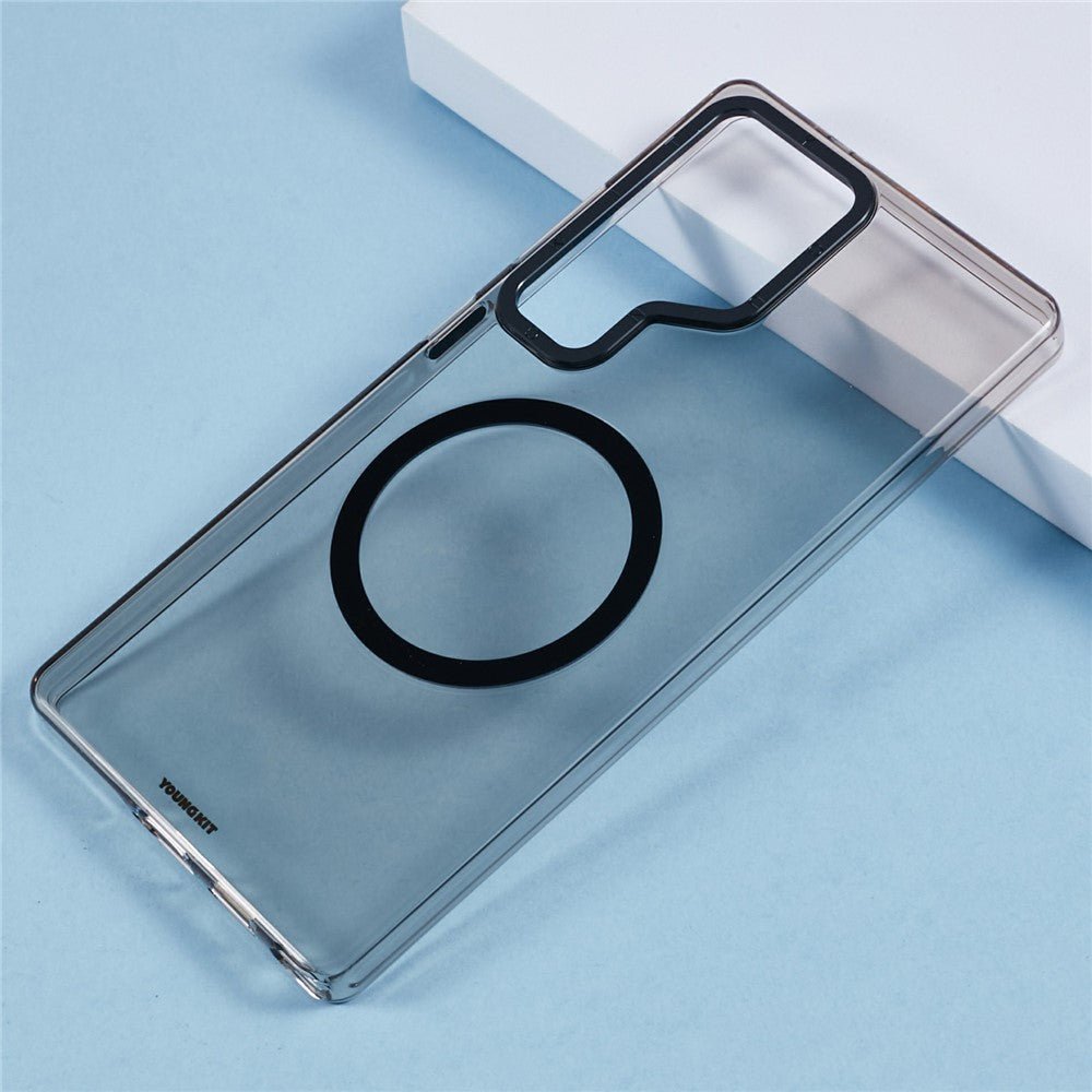 YOUNGKIT For Samsung Galaxy S25 Ultra Magnetic Case Clear PC Phone Cover by The Case Factory