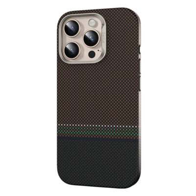 BENKS For iPhone 16 Pro Case Compatible with Magsafe Kevlar Aramid Fiber Magnetic Phone Cover
