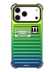 YOUNGKIT For iPhone 17 Pro Max Case Suitcase Style TPU + Aluminium Alloy Laser Gradient Phone Cover by The Case Factory