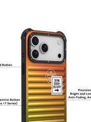 YOUNGKIT For iPhone 17 Pro Max Case Suitcase Style TPU + Aluminium Alloy Laser Gradient Phone Cover by The Case Factory