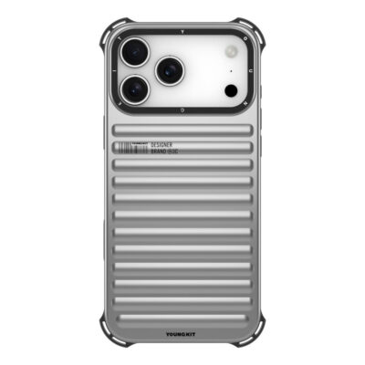 YOUNGKIT For iPhone 17 Pro Case Compatible with MagSafe Suitcase Texture IMD TPU Phone Cover by The Case Factory