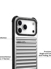 YOUNGKIT For iPhone 17 Pro Case Compatible with MagSafe Suitcase Texture IMD TPU Phone Cover by The Case Factory