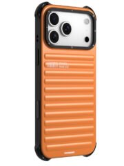YOUNGKIT For iPhone 17 Pro Max Case Compatible with MagSafe Suitcase Texture IMD TPU Phone Cover Orange by The Case Factory
