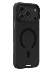 YOUNGKIT For iPhone 17 Pro Matte Case Compatible with MagSafe PET TPU Phone Cover Transparent Black by The Case Factory