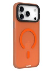 YOUNGKIT For iPhone 17 Pro Max Matte Case Compatible with MagSafe PET TPU Phone Cover Orange by The Case Factory