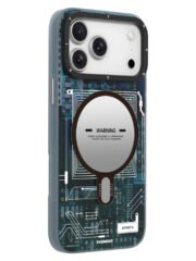 YOUNGKIT Technology Series for iPhone 17 Pro Max Magnetic Case Hard PC IMD Phone Cover Ghost Grey by The Case Factory