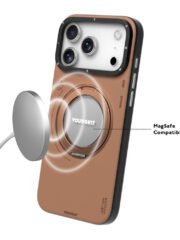 YOUNGKIT For iPhone 17 Pro Max Case Rotating Kickstand Shockproof TPU + PU Leather Phone Back Cover by The Case Factory