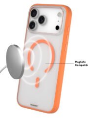 YOUNGKIT For iPhone 17 Pro Clear Case Compatible with MagSafe Shockproof TPU PC Phone Back Cover by The Case Factory