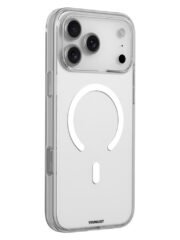 YOUNGKIT For iPhone 17 Pro Clear Case Compatible with MagSafe Shockproof TPU PC Phone Back Cover Transparent by The Case Factory