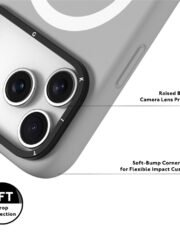 YOUNGKIT For iPhone 17 Pro Case Compatible with MagSafe Lens Kickstand Silicone Phone Cover by The Case Factory