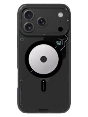 YOUNGKIT For iPhone 17 Pro Max Case Compatible with MagSafe Unique Disc Design TPU + PC Phone Back Cover Dark Grey by The Case Factory