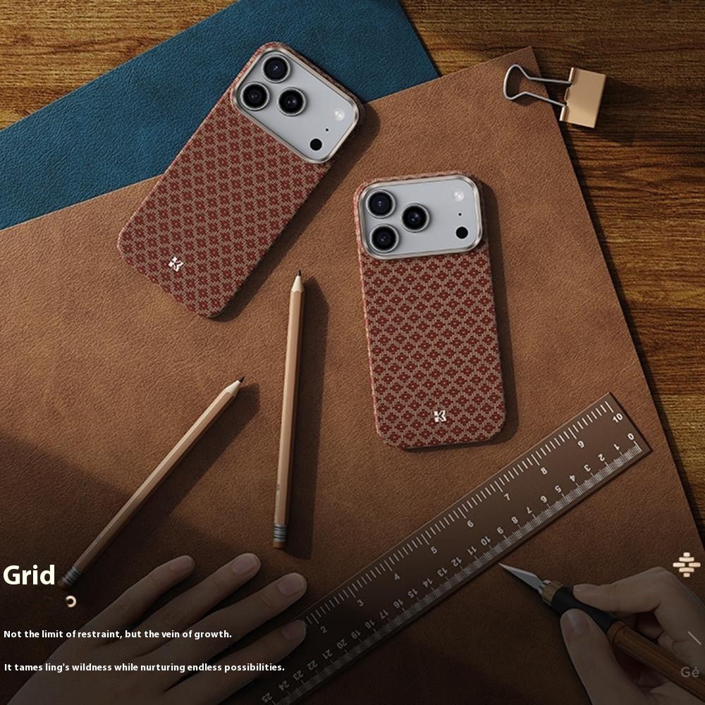 BENKS C1 For iPhone 17 Pro Case Kevlar Aramid Fiber Woven Diamond Texture Phone Cover Compatible with MagSafe - Image 4