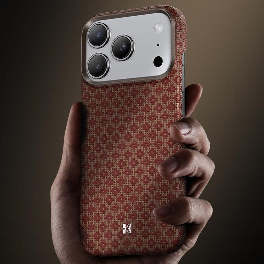 BENKS C1 For iPhone 17 Pro Case Kevlar Aramid Fiber Woven Diamond Texture Phone Cover Compatible with MagSafe - Image 6