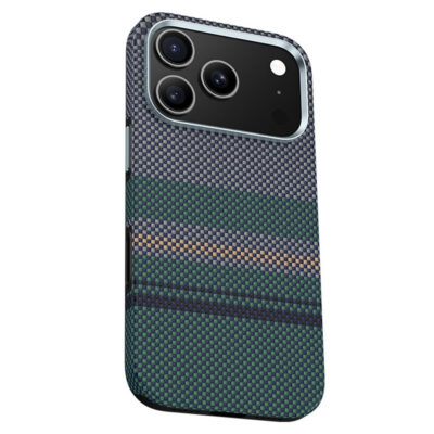 BENKS For iPhone 17 Pro Magnetic Case Kevlar Fiber Phone Back Cover Floating Weave Design