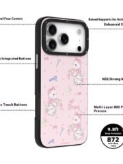 YOUNGKIT Cute Moments Series For iPhone 17 Pro Magnetic Case IMD Shockproof TPU Phone Back Cover by The Case Factory