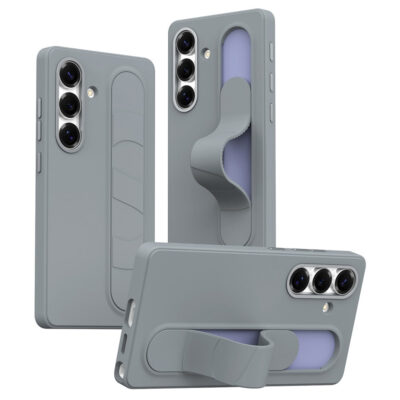For Samsung Galaxy S25 FE Case Customizable Smart Key Control Wristband Kickstand PC + Silicone Phone Cover