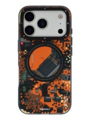 YOUNGKIT For iPhone 17 Pro Max Magnetic Case Pixel Camouflage 2.0 Shockproof TPU PC Phone Back Cover by The Case Factory