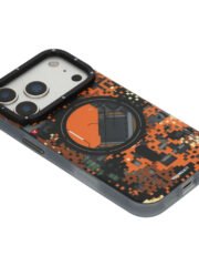 YOUNGKIT For iPhone 17 Pro Max Magnetic Case Pixel Camouflage 2.0 Shockproof TPU PC Phone Back Cover by The Case Factory