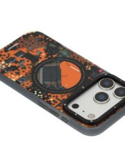 YOUNGKIT For iPhone 17 Pro Max Magnetic Case Pixel Camouflage 2.0 Shockproof TPU PC Phone Back Cover by The Case Factory