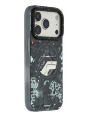YOUNGKIT For iPhone 17 Pro Max Magnetic Case Pixel Camouflage 2.0 Shockproof TPU PC Phone Back Cover Black by The Case Factory
