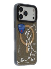 YOUNGKIT For iPhone 17 Pro Max Magnetic Case Highway Trajectory Pattern TPU + PC + Metal Phone Back Cover Tianlu 72 Turns by The Case Factory