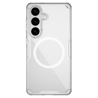 NILLKIN Nature Pro Series for Samsung Galaxy S26 Magnetic Case TPU-PC Ultra Clear Shockproof Phone Cover