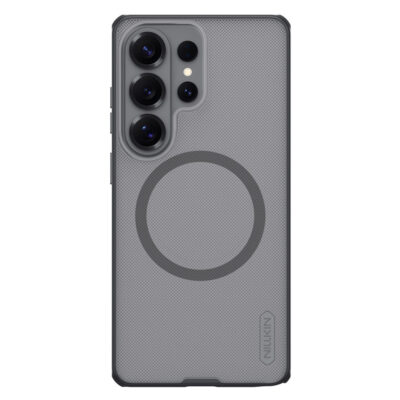 NILLKIN Super Frosted Shield Pro for Samsung Galaxy S26 Ultra Magnetic Case Matte PC-TPU Clear Black Shockproof Phone Cover
