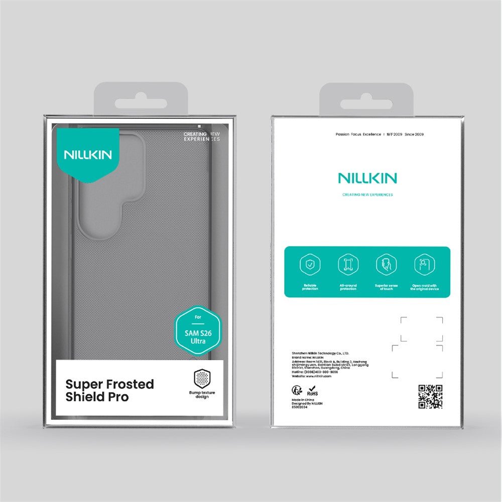 NILLKIN Super Frosted Shield Pro For Samsung Galaxy S26 Ultra Case Matte PC-TPU Clear Black Shockproof Phone Cover - Image 13