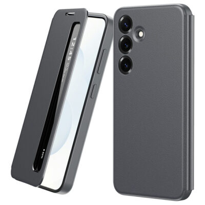 For Samsung Galaxy S25 FE Case Smart View Window Leather Phone Cover