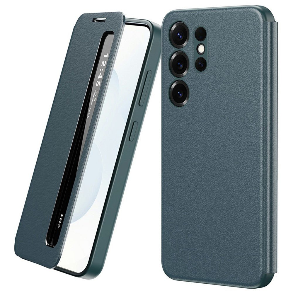 For Samsung Galaxy S24 Ultra Case Smart View Window Leather Phone Cover - Image 9