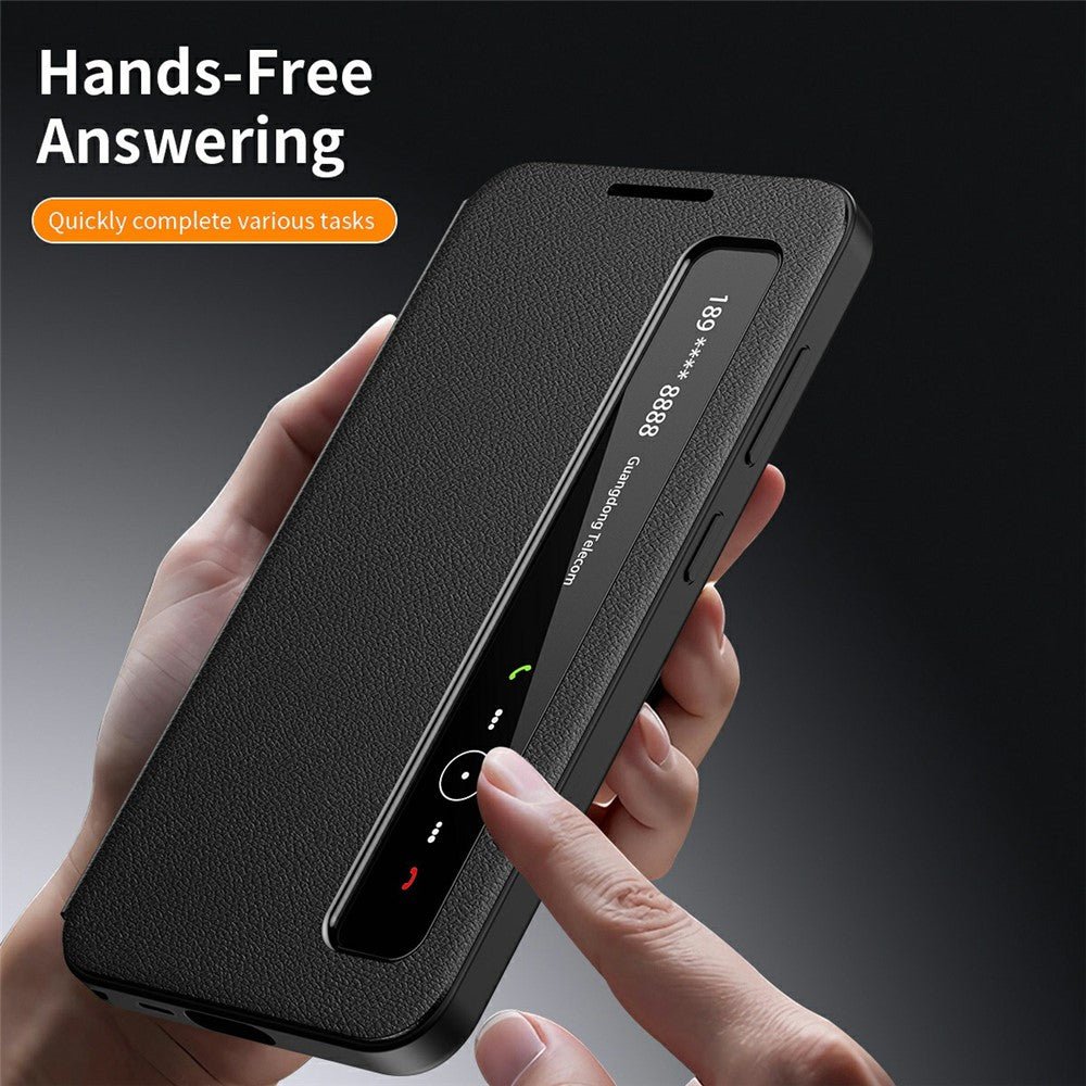 For Samsung Galaxy S25 Ultra Case Smart View Window Leather Phone Cover - Image 3