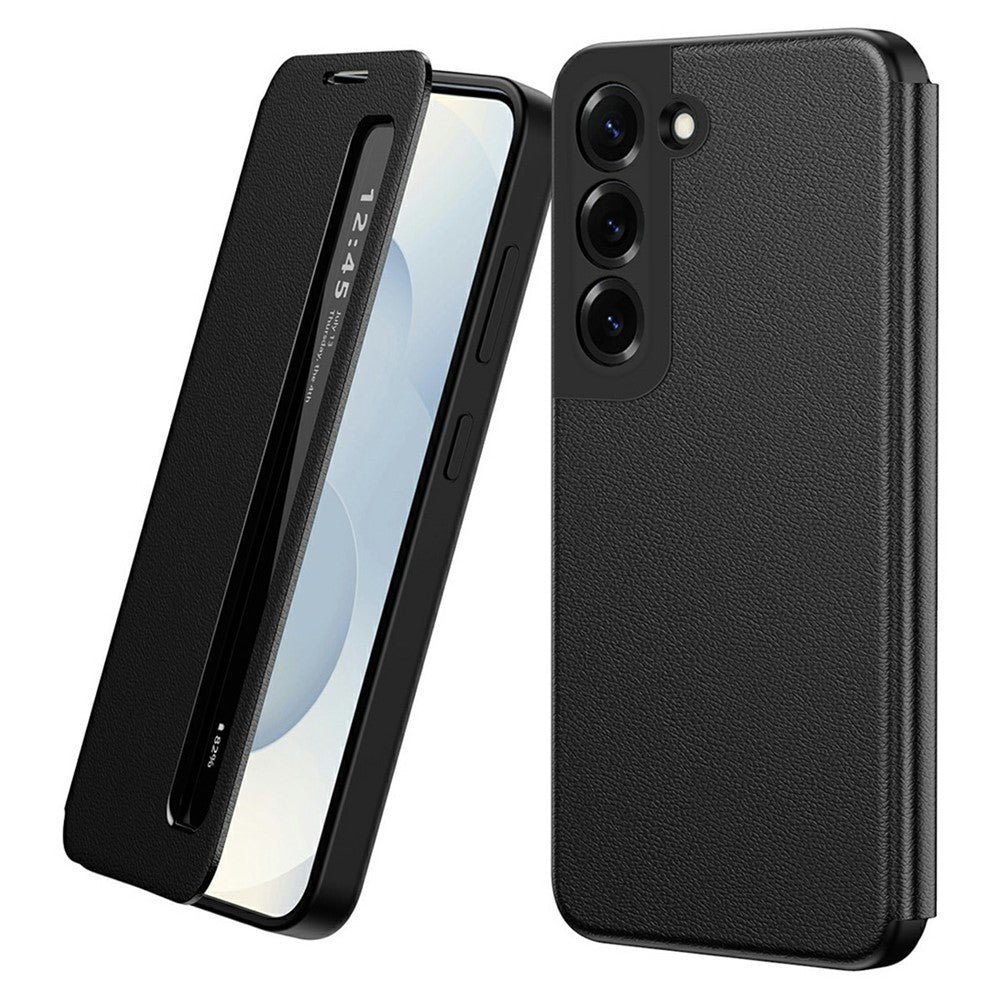 For Samsung Galaxy S22+ 5G Case Smart View Window Leather Phone Cover - Image 2