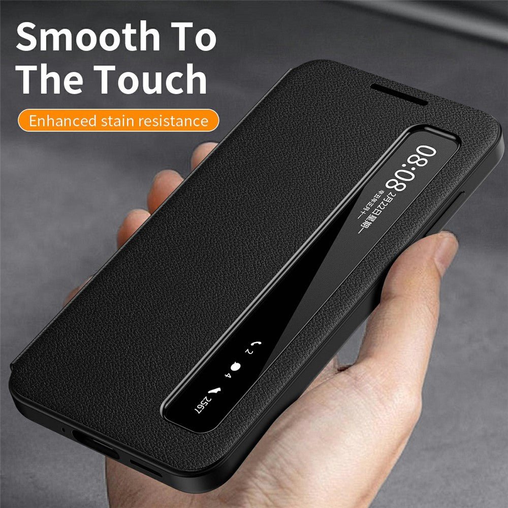 For Samsung Galaxy S25 Edge Case Smart View Window Leather Phone Cover - Image 5