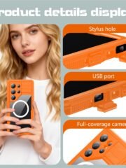 REDPEPPER For Samsung Galaxy S26 Ultra IP68 Waterproof Case Clear Magnetic Phone Cover by The Case Factory