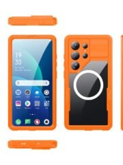 REDPEPPER For Samsung Galaxy S26 Ultra IP68 Waterproof Case Clear Magnetic Phone Cover by The Case Factory