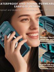 REDPEPPER For Samsung Galaxy S26 IP68 Waterproof Case Clear Magnetic Phone Cover by The Case Factory