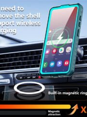 REDPEPPER For Samsung Galaxy S26 IP68 Waterproof Case Clear Magnetic Phone Cover by The Case Factory