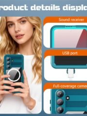 REDPEPPER For Samsung Galaxy S26 IP68 Waterproof Case Clear Magnetic Phone Cover by The Case Factory