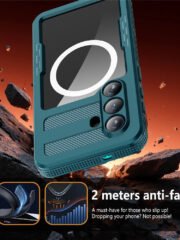 REDPEPPER For Samsung Galaxy S26 IP68 Waterproof Case Clear Magnetic Phone Cover by The Case Factory