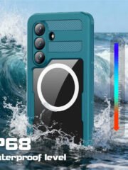 REDPEPPER For Samsung Galaxy S26 IP68 Waterproof Case Clear Magnetic Phone Cover by The Case Factory