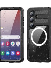 REDPEPPER For Samsung Galaxy S26 IP68 Waterproof Case Clear Magnetic Phone Cover Black by The Case Factory