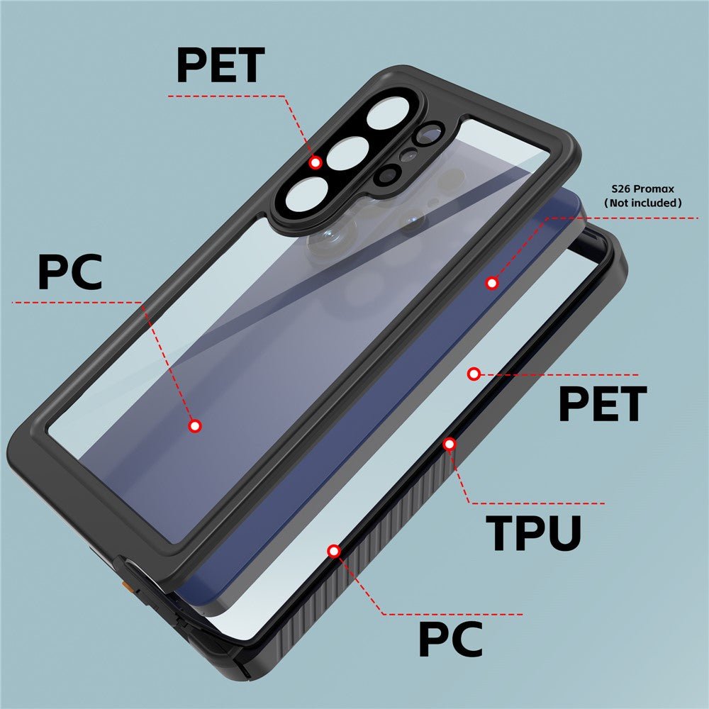 REDPEPPER FS Series For Samsung Galaxy S26 Ultra Waterproof Case IP68 Shockproof Phone Cover by The Case Factory