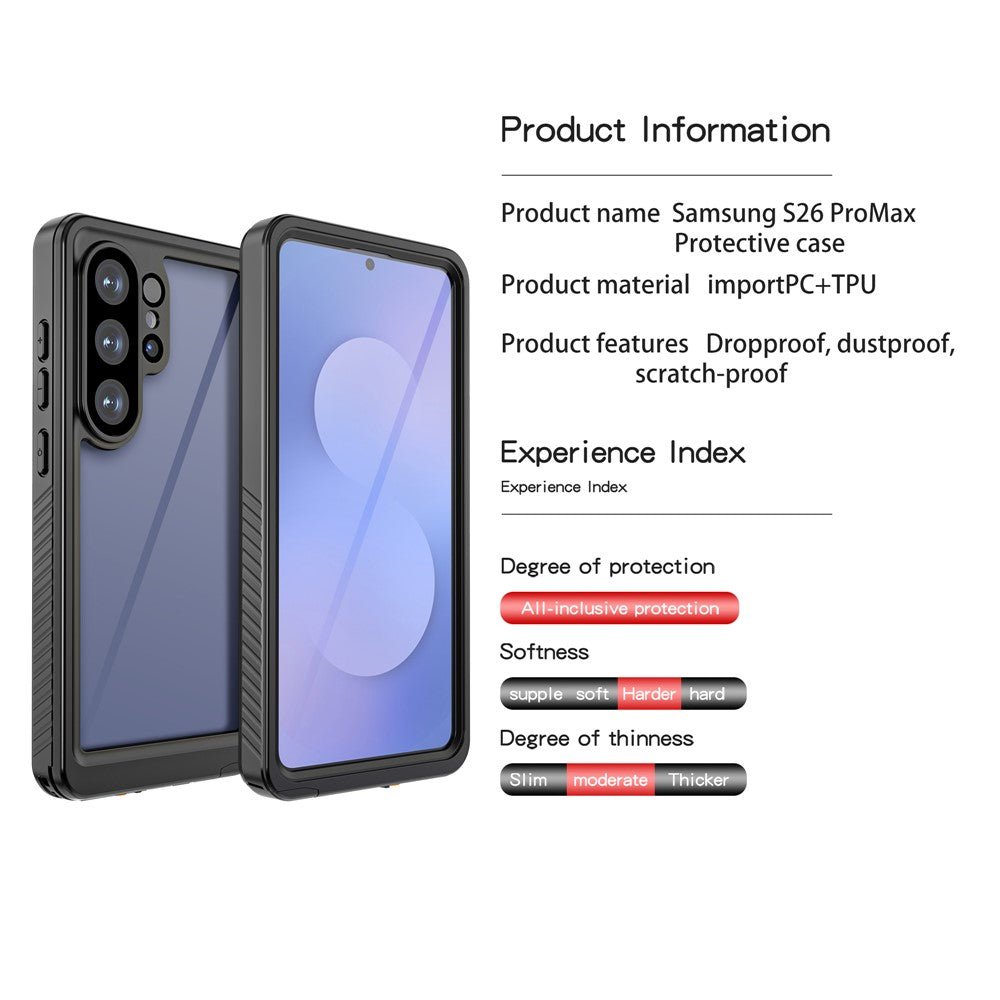 REDPEPPER FS Series For Samsung Galaxy S26 Ultra Waterproof Case IP68 Shockproof Phone Cover by The Case Factory