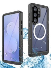 REDPEPPER FS Series For Samsung Galaxy S26 Ultra IPX8 Waterproof Case PC TPU PET Clear Magnetic Phone Cover by The Case Factory